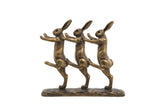 Rabbits Marching Figure HomeDecor Foxyavenue UK